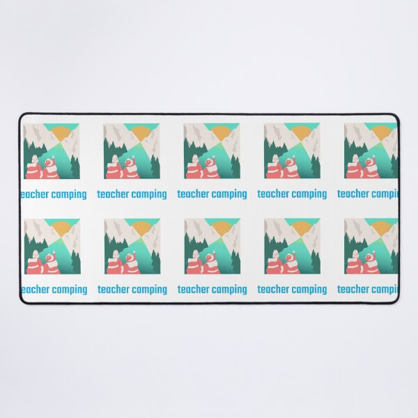 Item preview, teacher camping designed and sold by Vernisefrancois.