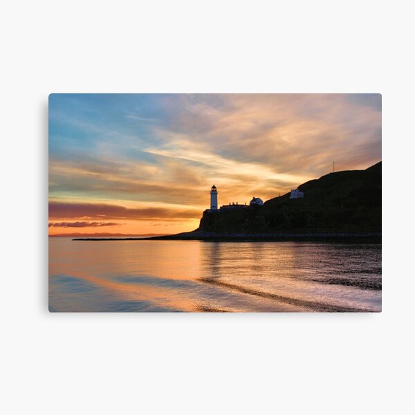 Amanecer en Davaar Light, Campbeltown Lienzo
