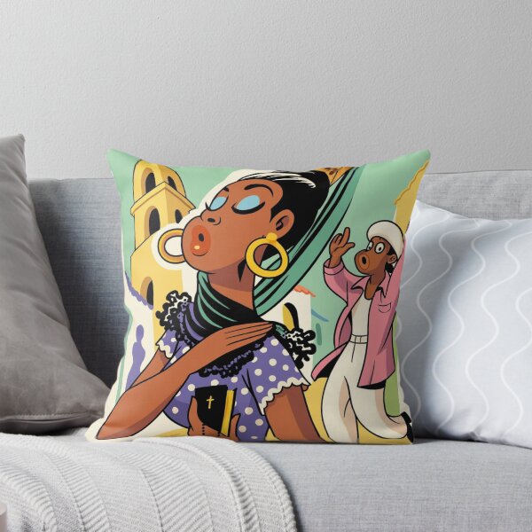 Item preview, Art Deco Illustration Caribbean Woman and Dancer for Vintage Poster Art Lovers designed and sold by RickE.