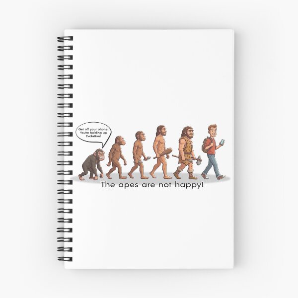 Item preview, The Apes are not happy! Evolution Funny! designed and sold by MSM Designs.