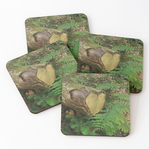 Item preview, Natural Wood Heart in Forest - Rustic Nature's Beauty Photography designed and sold by Kainicram.