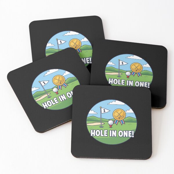 Item preview, Golf Gold Cockade HOLE IN ONE! designed and sold by Giulivo Store Graphic.