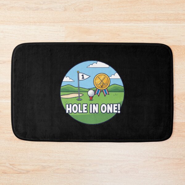 Item preview, Golf Gold Cockade HOLE IN ONE! designed and sold by Giulivo Store Graphic.