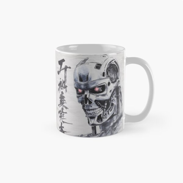 Item preview, Vintage T-800 Terminator Sumi-e  designed and sold by AnimeArsenalPrints.