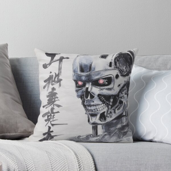 Item preview, Vintage T-800 Terminator Sumi-e  designed and sold by AnimeArsenalPrints.