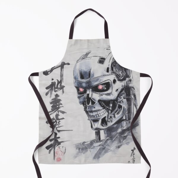 Item preview, Vintage T-800 Terminator Sumi-e  designed and sold by AnimeArsenalPrints.