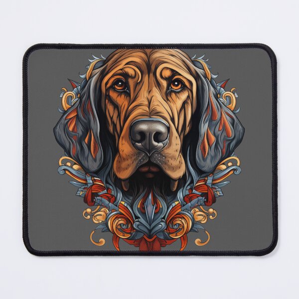Item preview, Neo-traditional bloodhound designed and sold by MendaciousMina.