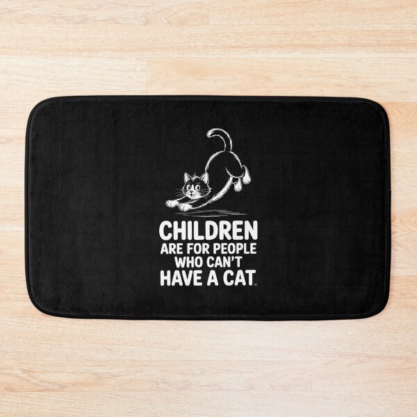 Item preview, Children Are For People Who Can't Have A Cat, Sarcastic T-Shirt For Cat Lovers designed and sold by Martysstore.