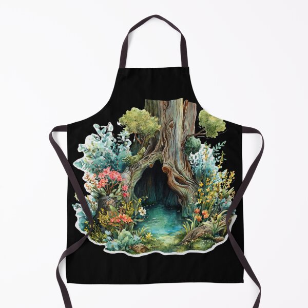 Item preview, Enchanted Woodland Home Watercolor designed and sold by kndzxf.