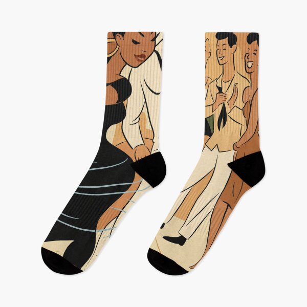 Item preview, Art Deco Illustration Cuban Dance Couple for Vintage Travel Art Lovers designed and sold by RickE.