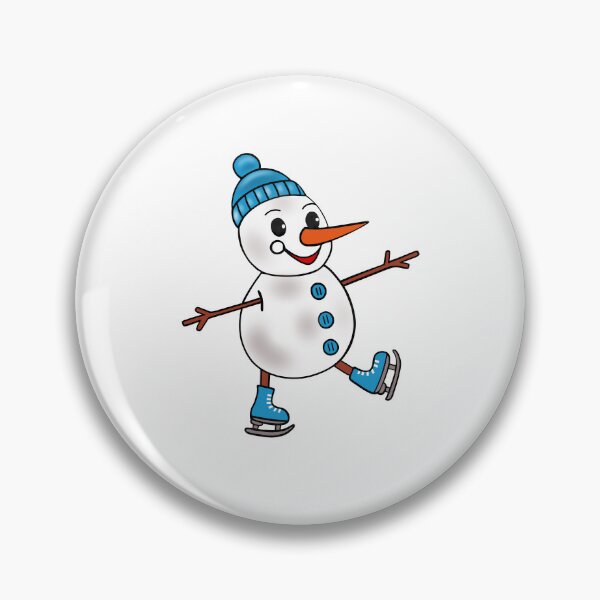 Item preview, Winter Sports Cute Skating Snowman designed and sold by Sartoris Art.