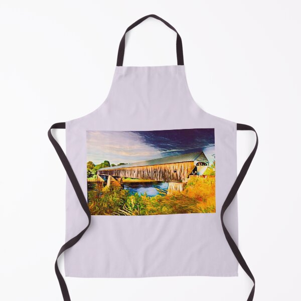 Item preview, Vermont Cornish/Windsor Covered Bridge Autumn  designed and sold by Vermont Gifts and Art.