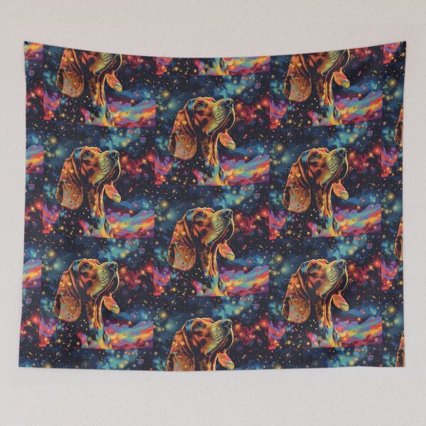 Item preview, Star gazing bloodhound designed and sold by MendaciousMina.