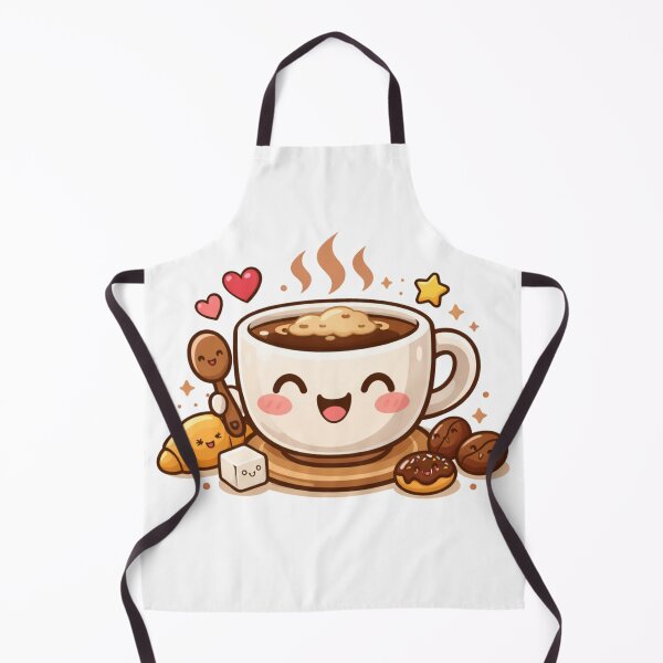 Item preview, Cute Coffee Cup Illustration - Happy Coffee Mug Design for Coffee Lovers designed and sold by JoolieCreations.