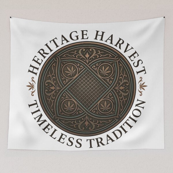 Item preview, Heritage Harvest Timeless Tradition Vintage Baroque Ornamental Medallion Scrollwork Floral T-Shirt designed and sold by AnnDesignStudio.