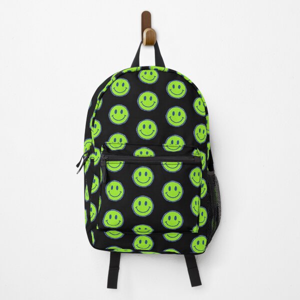 Item preview, Classic 90s Doodle Green Smiley Face designed and sold by crazygoose30.