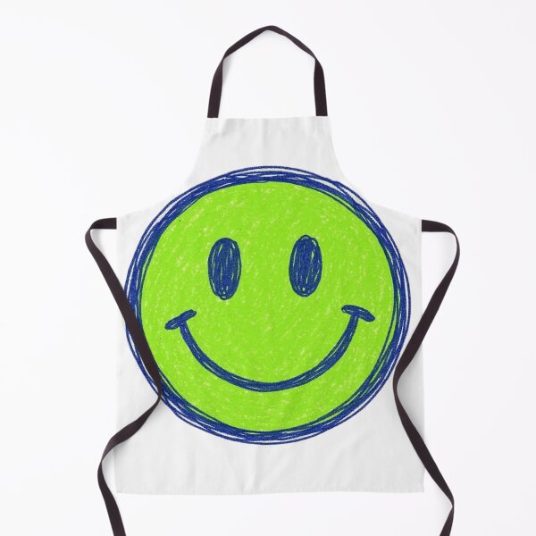 Item preview, Classic 90s Doodle Green Smiley Face designed and sold by crazygoose30.