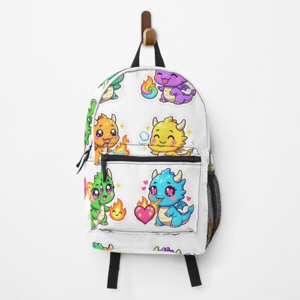 Item preview, Kawaii Baby Dragon Sticker Pack – Cute Fire Breathing Chibi Dragons designed and sold by ahfas86.