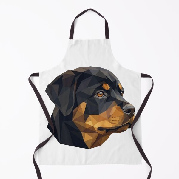 Item preview, Modern Geometric Rottweiler Dog Portrait designed and sold by Lake & Loyal.