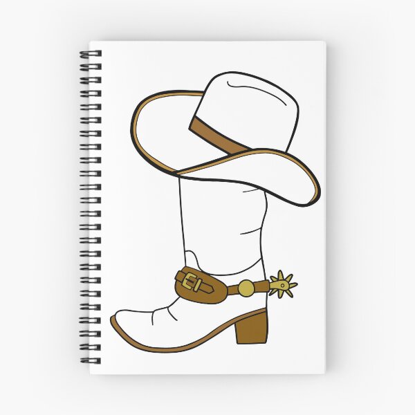 Item preview, White Cowboy Boots And Cowboy Hat designed and sold by Sartoris Art.