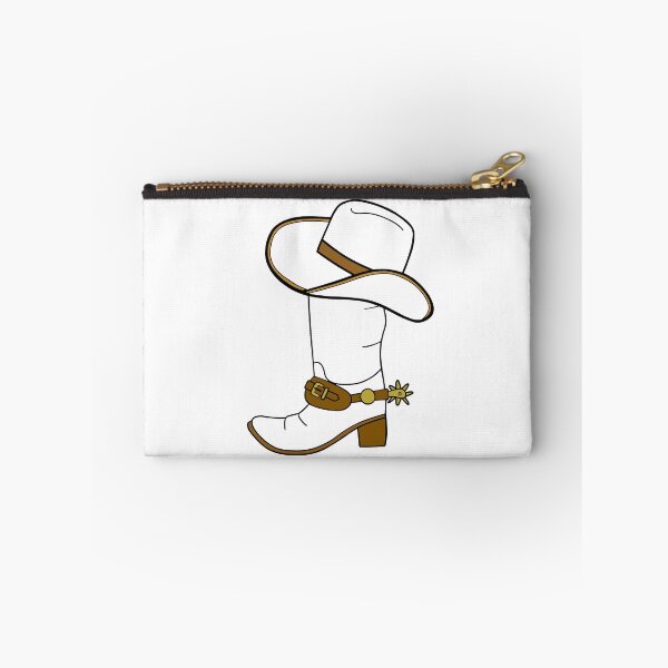 Item preview, White Cowboy Boots And Cowboy Hat designed and sold by Sartoris Art.