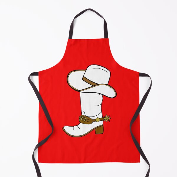Item preview, White Cowboy Boots And Cowboy Hat designed and sold by Sartoris Art.