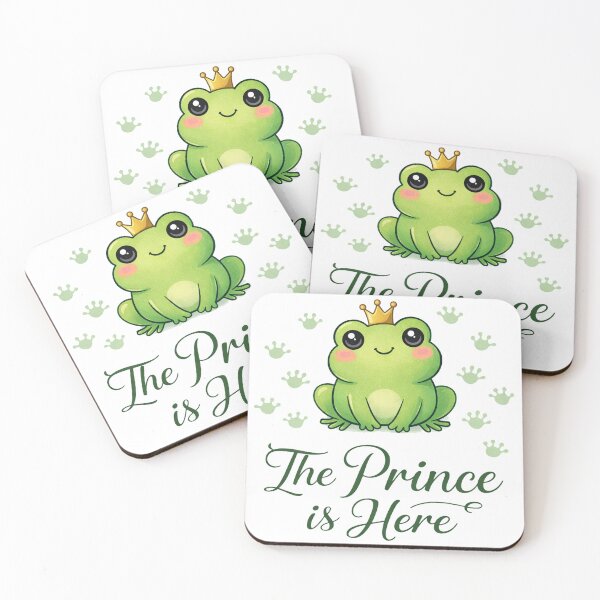 Item preview, The Prince Is Here – Cute Frog King Design designed and sold by Krisekk.