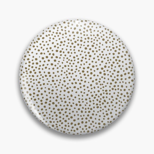Item preview, Gold hand drawn dots on a light background designed and sold by Hanna McCown.