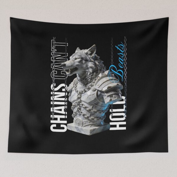Item preview, Chains of the Hollow – Wolf Warrior Statue designed and sold by Marble Void.