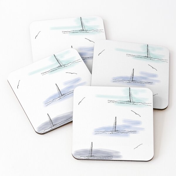 Item preview, SAILING AT SEA designed and sold by gailmariedesign.