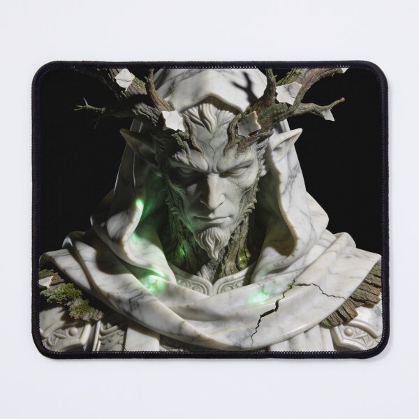 Item preview, Forest God – Ancient Deer Guardian Statue designed and sold by Marble Void.