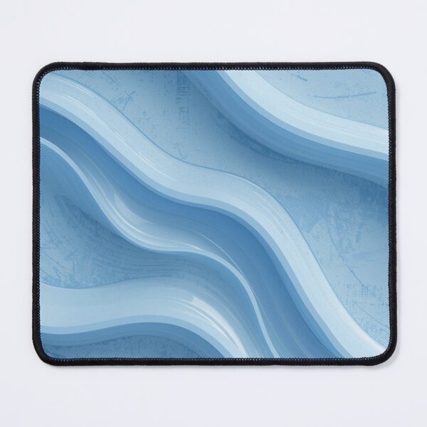 Item preview, Rotary Pastel and Ice Blue Wavy Design Pattern designed and sold by burbankdesigns.