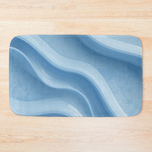 Item preview, Rotary Pastel and Ice Blue Wavy Design Pattern designed and sold by burbankdesigns.