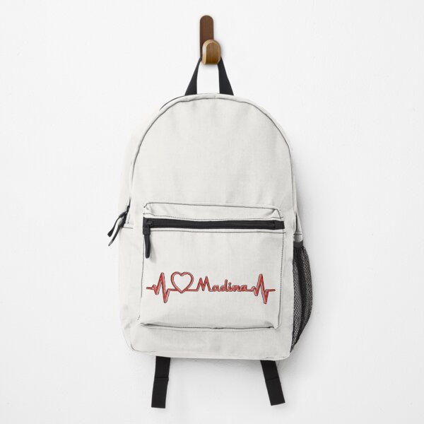 Item preview, Red 3D Madina Heartbeat – Modern Islamic Identity Lifeline designed and sold by D-Islamic.