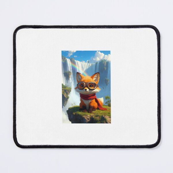 Item preview, Pip on floating island with skyward waterfall. designed and sold by pipworldstudio.