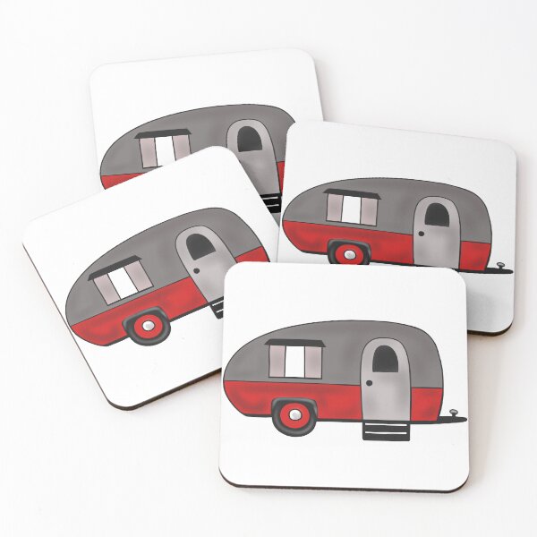Item preview, Red Camper Camping Life designed and sold by Sartoris Art.