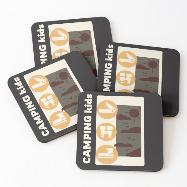 Item preview, camping kids designed and sold by Vernisefrancois.