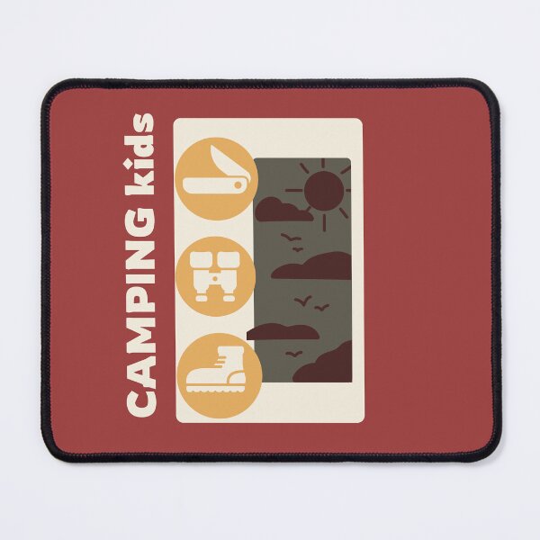 Item preview, camping kids designed and sold by Vernisefrancois.