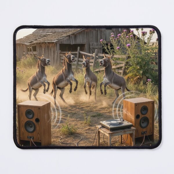 Item preview, Donkeys Fight for Their Right to Party designed and sold by Tridentulus.
