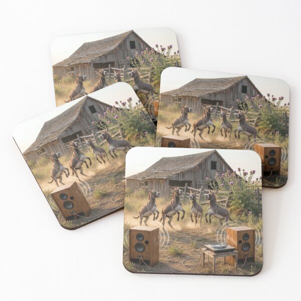 Item preview, Donkeys Fight for Their Right to Party designed and sold by Tridentulus.