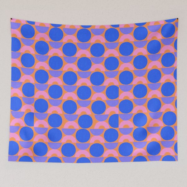 Item preview, Mod Pop Pattern in Tangerine designed and sold by Ink & Print Store .