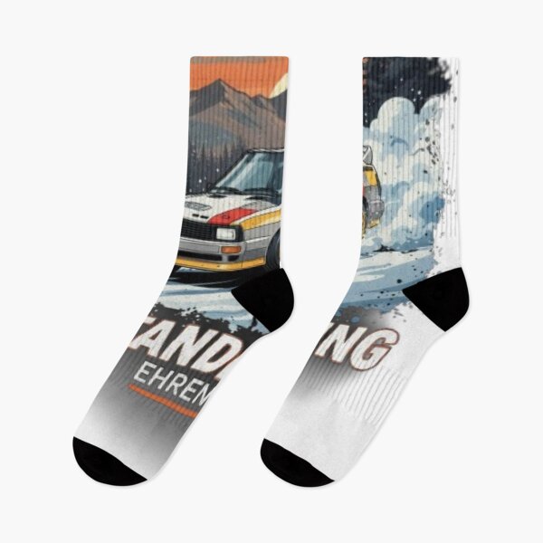 Item preview, Rally car in the snow designed and sold by Retrocarwear.