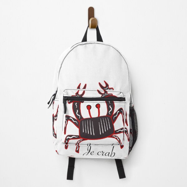 Item preview, Je Crab Bold Red and Black Nautical Pun designed and sold by Theselinara.