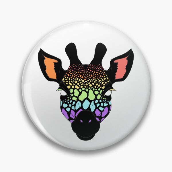Artikelvorschau, Regenbogengiraffe entworfen und verkauft von BexxosaurusArt.
