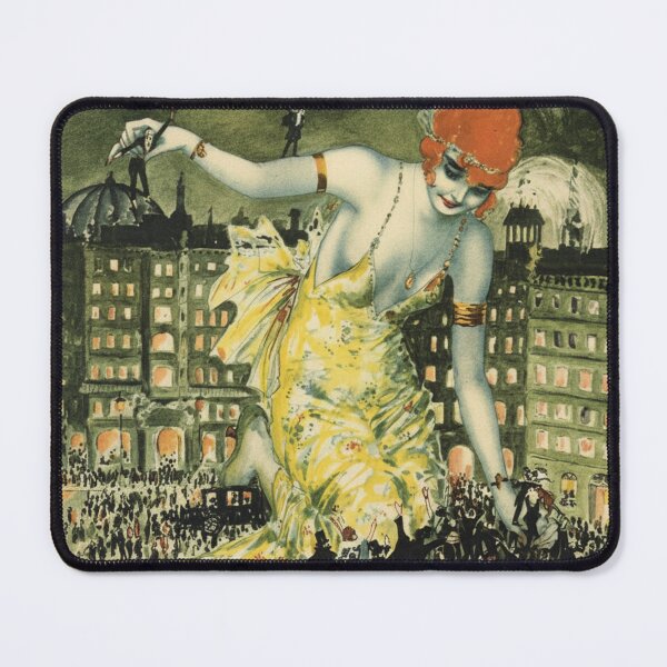 Item preview, Art Deco Poster Style Cabaret Dancer Illustration for Vintage Art Lovers designed and sold by RickE.