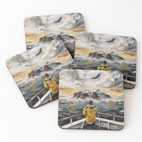 Item preview, Mountain Sunset Adventure View – Impressionist Landscape Travel Art designed and sold by Meteor Destroyer.