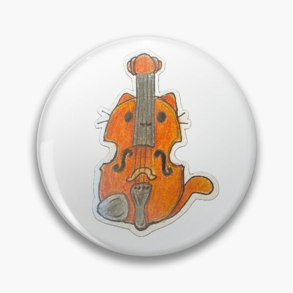 Item preview, Catalin (a cat violin) designed and sold by The Jolly Burrito .
