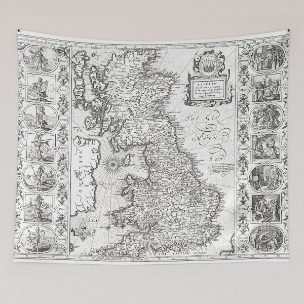 Item preview, Britain as it was devided in the tyme of the Englishe Saxons designed and sold by colourfind.
