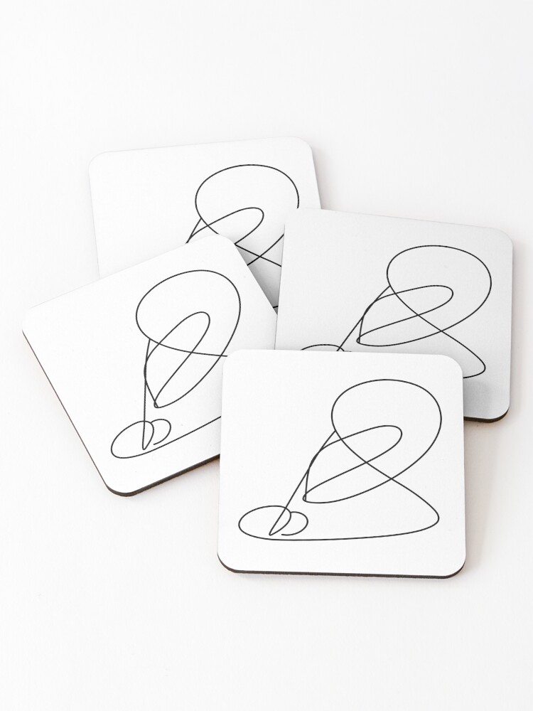 Thumbnail 1 of 5, Coasters (Set of 4), Punch  designed and sold by Designhand.