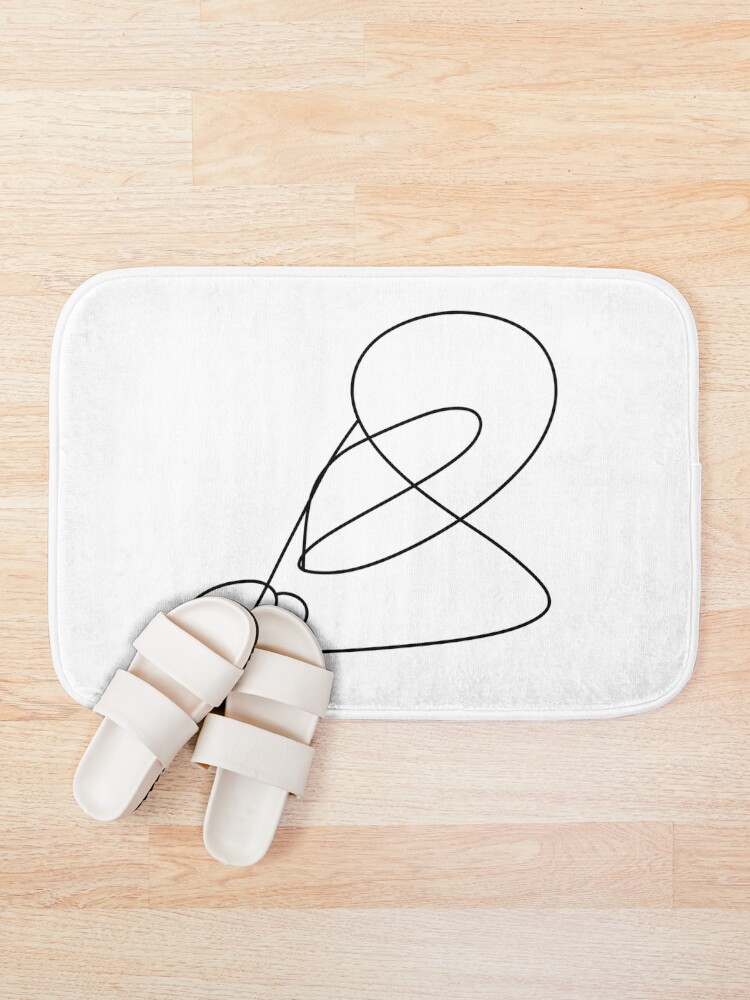 Thumbnail 1 of 6, Bath Mat, Punch  designed and sold by Designhand.